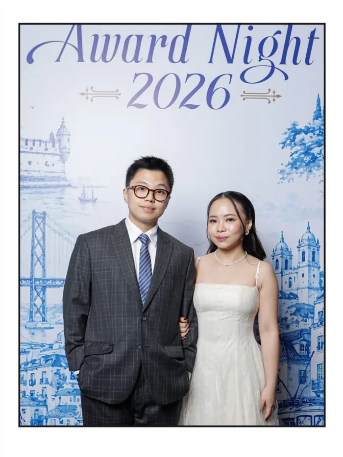 Edy dan pasangannya di Award Night 2026
